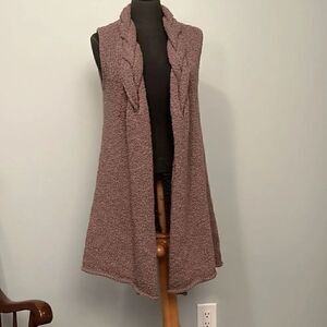 Adrienne Vittadini Open Front Sweater